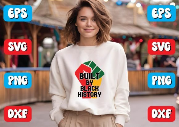 Built by Black History Svg Design