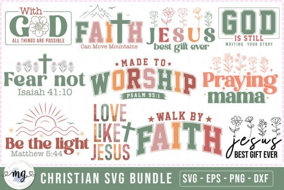 Christian Quotes SVG Bundle Review