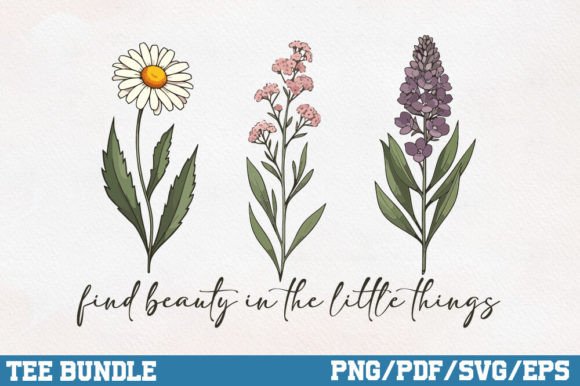 Find Beauty in the Little Things SVG PNG
