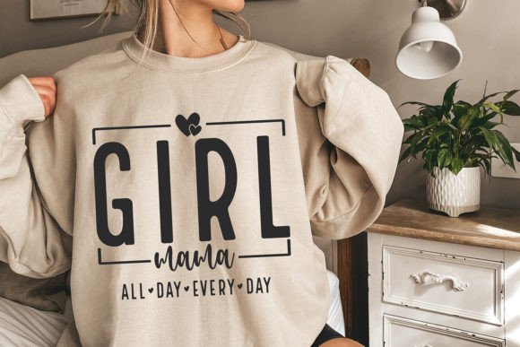 Girl Mama SVG, Girl Mom SVG, Mom of Girl