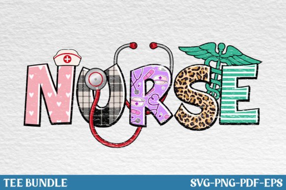 Nurse Sublimation Design - PNG SVG PDF