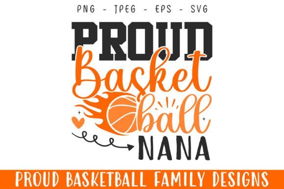 Proud Basketball Player Nana SVG
