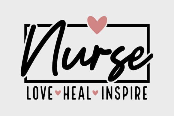 Retro Nurse SVG Design, Nurse Love