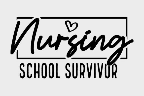Retro Nurse SVG Design, Nursing School