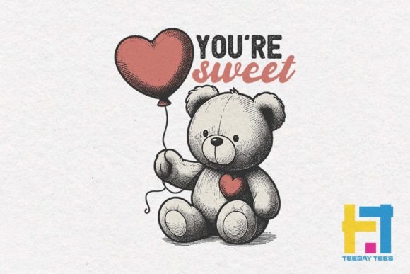 You're Sweet, Teddy Bear SVG Design